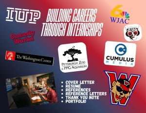 Collage of intern site logos.